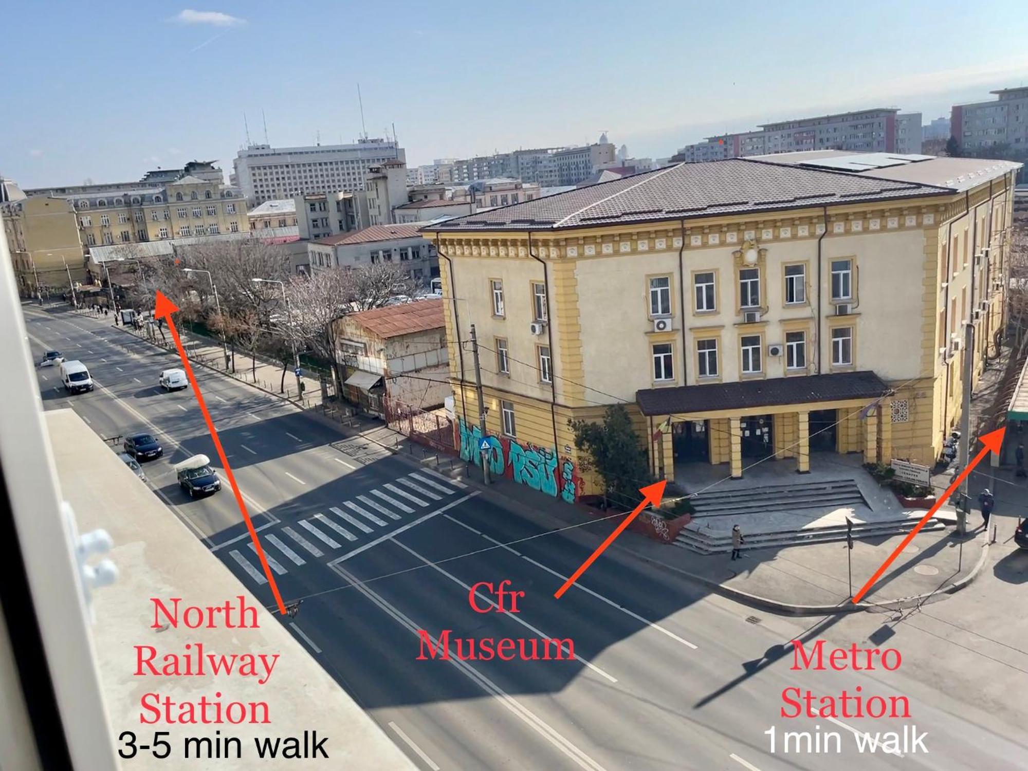 2 Vis-A-Vis Studio - Gara De Nord Bukurešť Exteriér fotografie